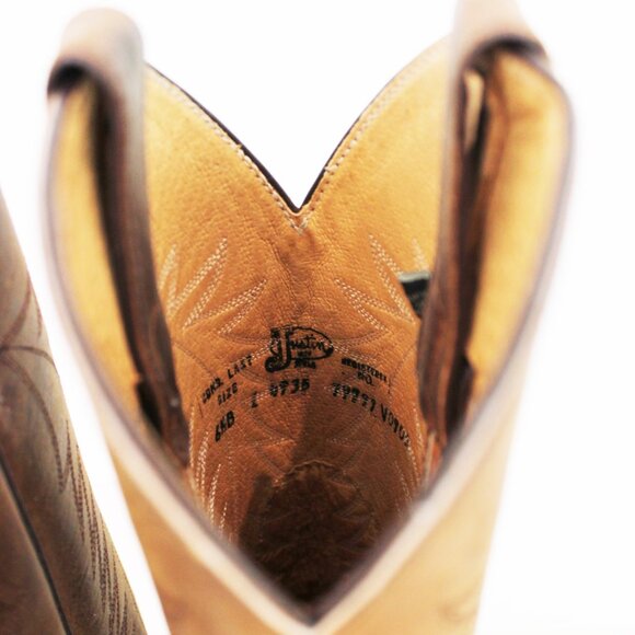 Justin Boots Apache Bay Distressed Brown Leather Womens Cowgirl Boots L4935 6.5B - Picture 13 of 14